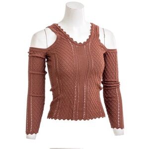 Ronny Kobo Collection Cold shoulder sweater M